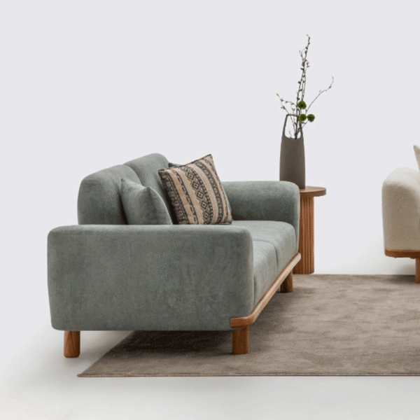 İNCİ ÜÇLÜ KOLTUK YEŞİL